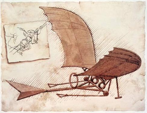 da vinci airplane